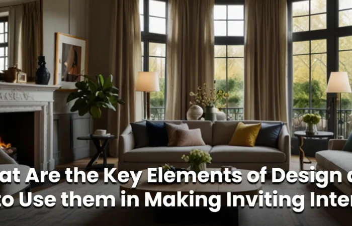 What Are the Key Elements of Design and How to Use them in Making Inviting Interiors?