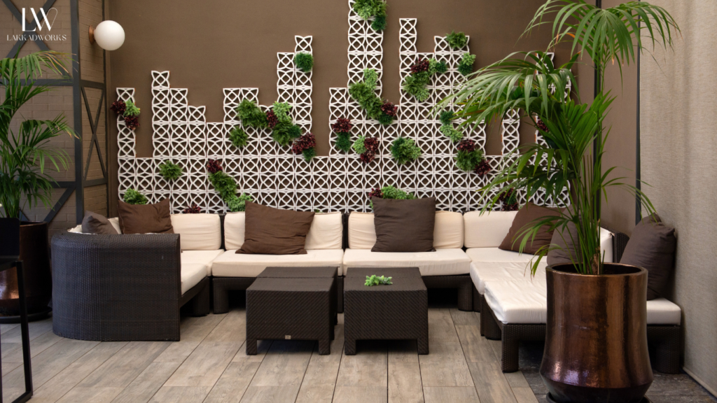 Outdoors Indoors with Greenery