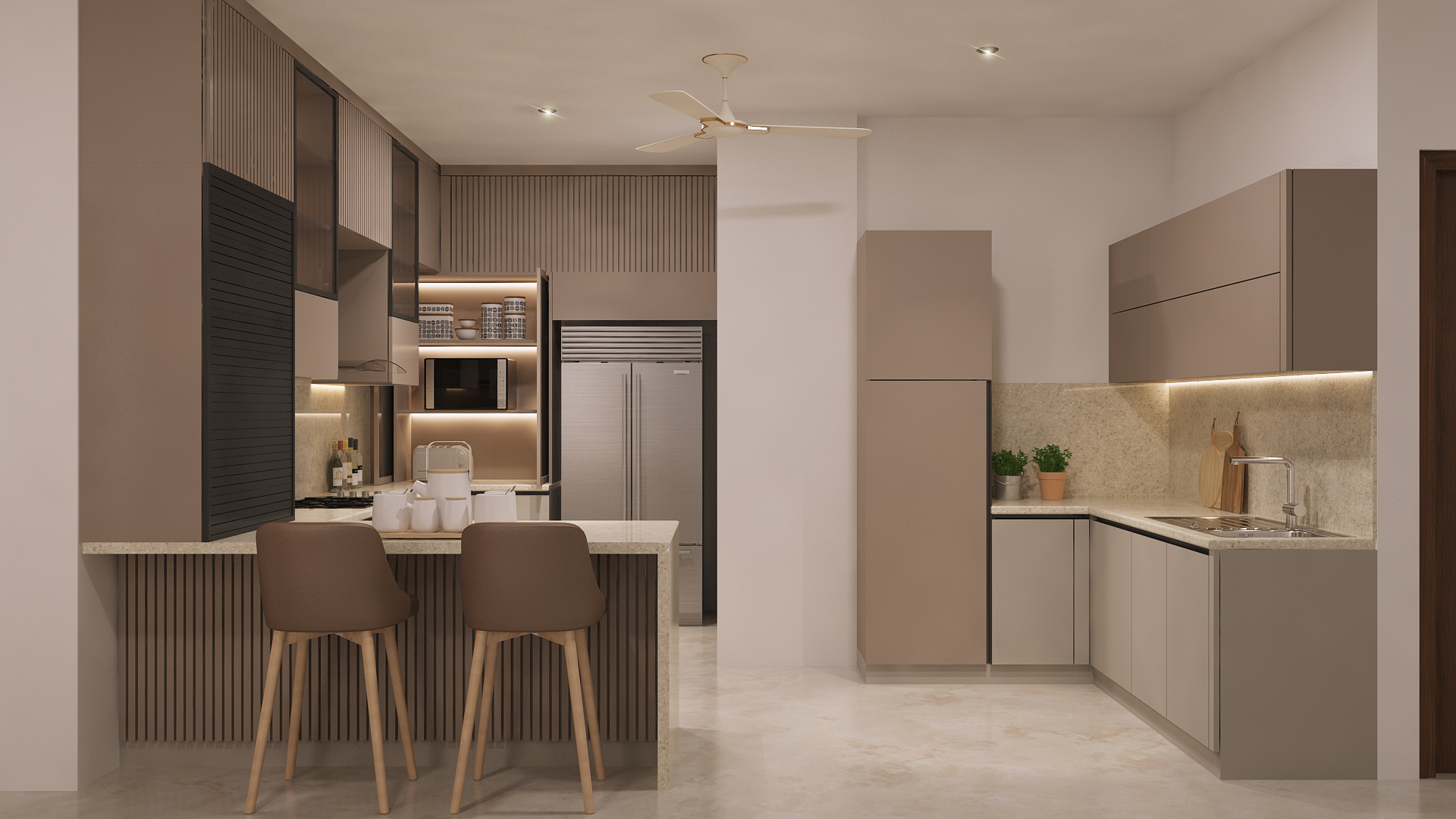 Lakkadworks Interior Designing Work for Kitchen