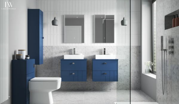 Bathroom: Serene yet clean