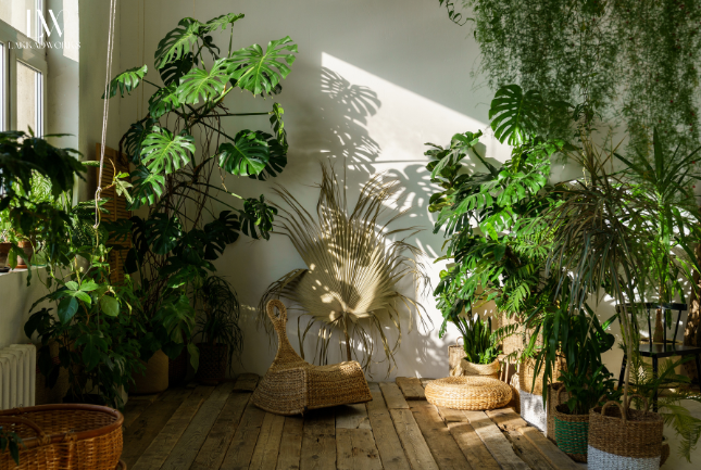 Greenery in rooms