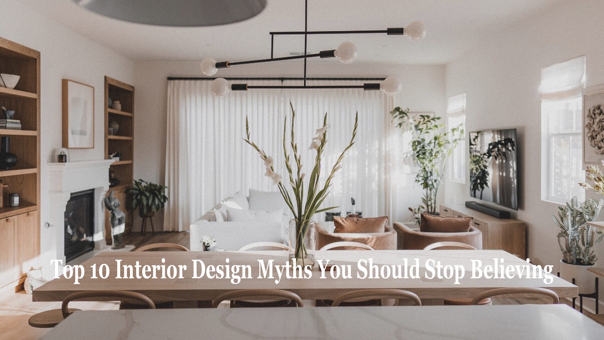 Top 10 Interior Design Myths You Should Stop Believing