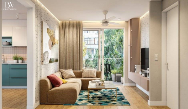 Living Room: Conversational Comfort.