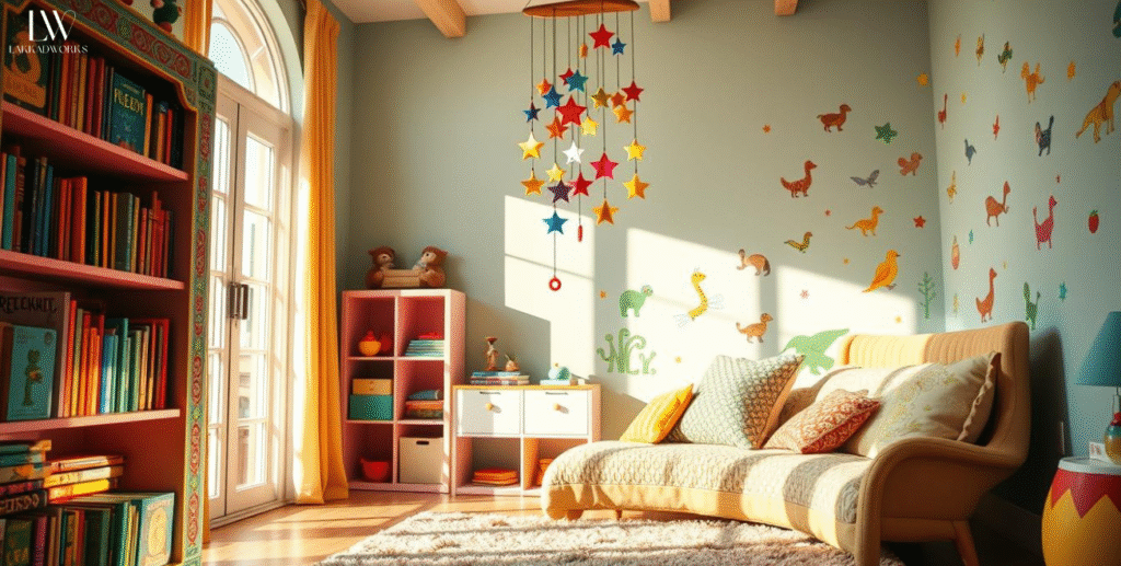 Creative Storage Solutions for Kid Room Interior