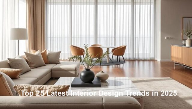 Top 25 Latest Interior Design Trends in 2025