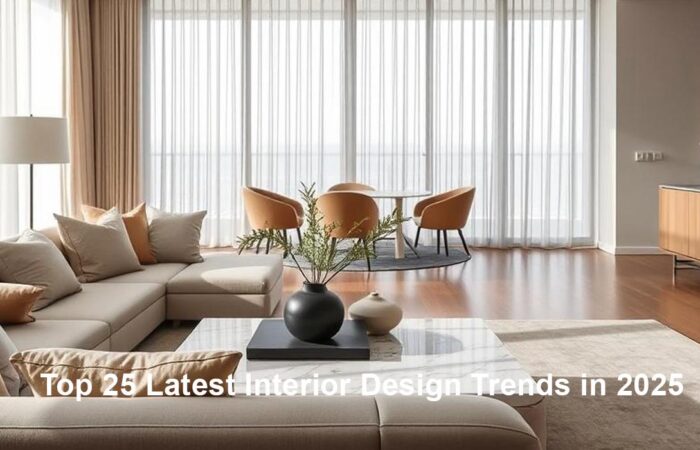 Top 25 Latest Interior Design Trends in 2025
