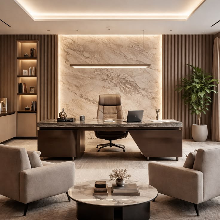 Vastu home office interior design Gurgaon east facing desk Lakkadworks