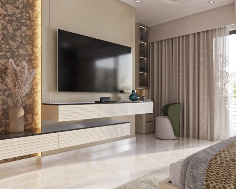 Interior Designers in Gurgaon Project - SS Linden Project TV Ceiling