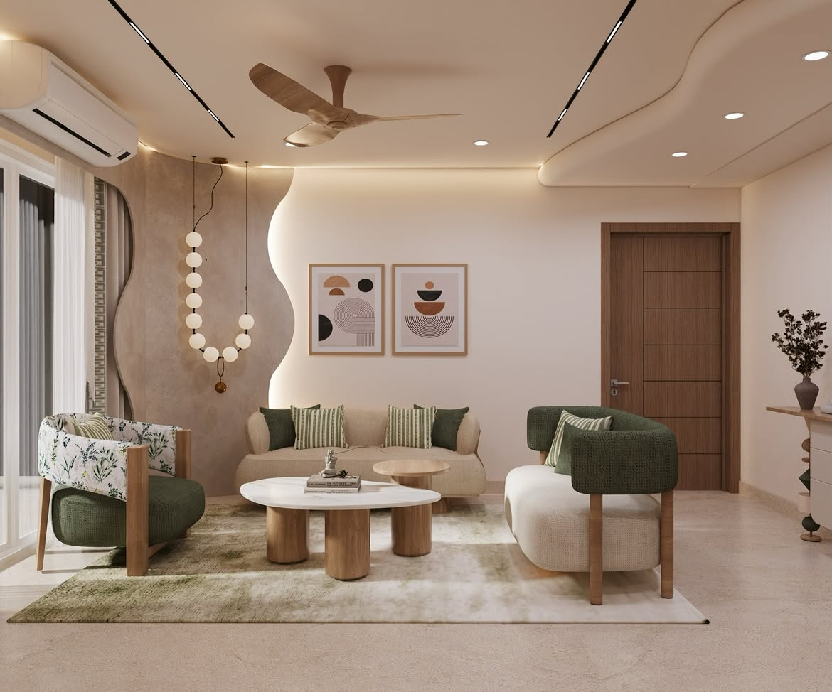 Interior designers - Tulip Yellow project living room