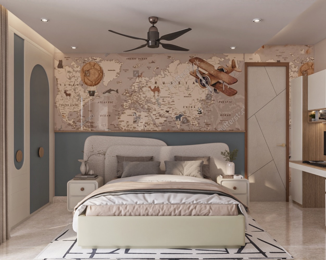 Interior designers in Gurgaon - SS Linden, Sector 82 project kids bedroom