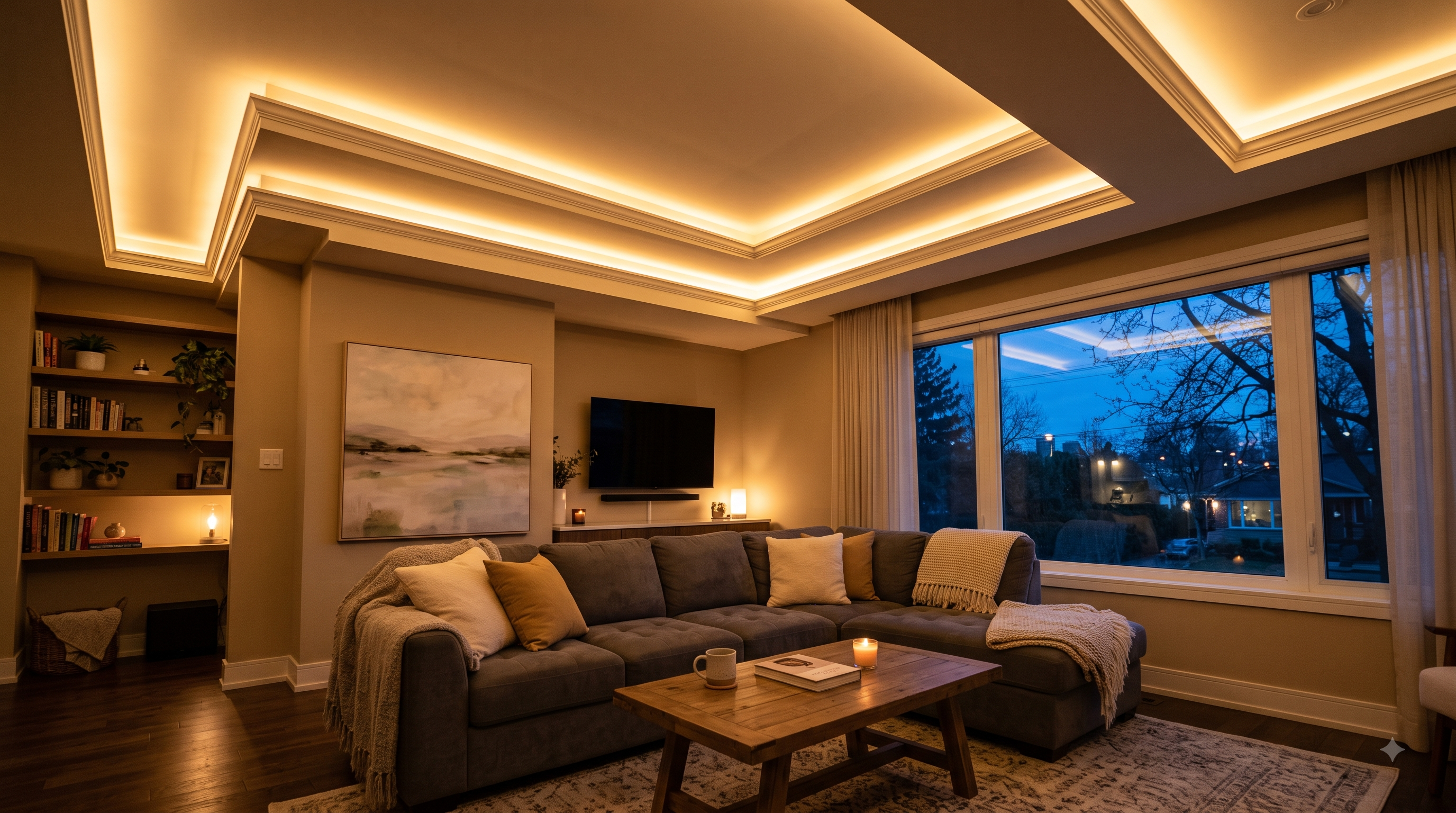 False ceiling design ideas for living rooms and bedrooms
