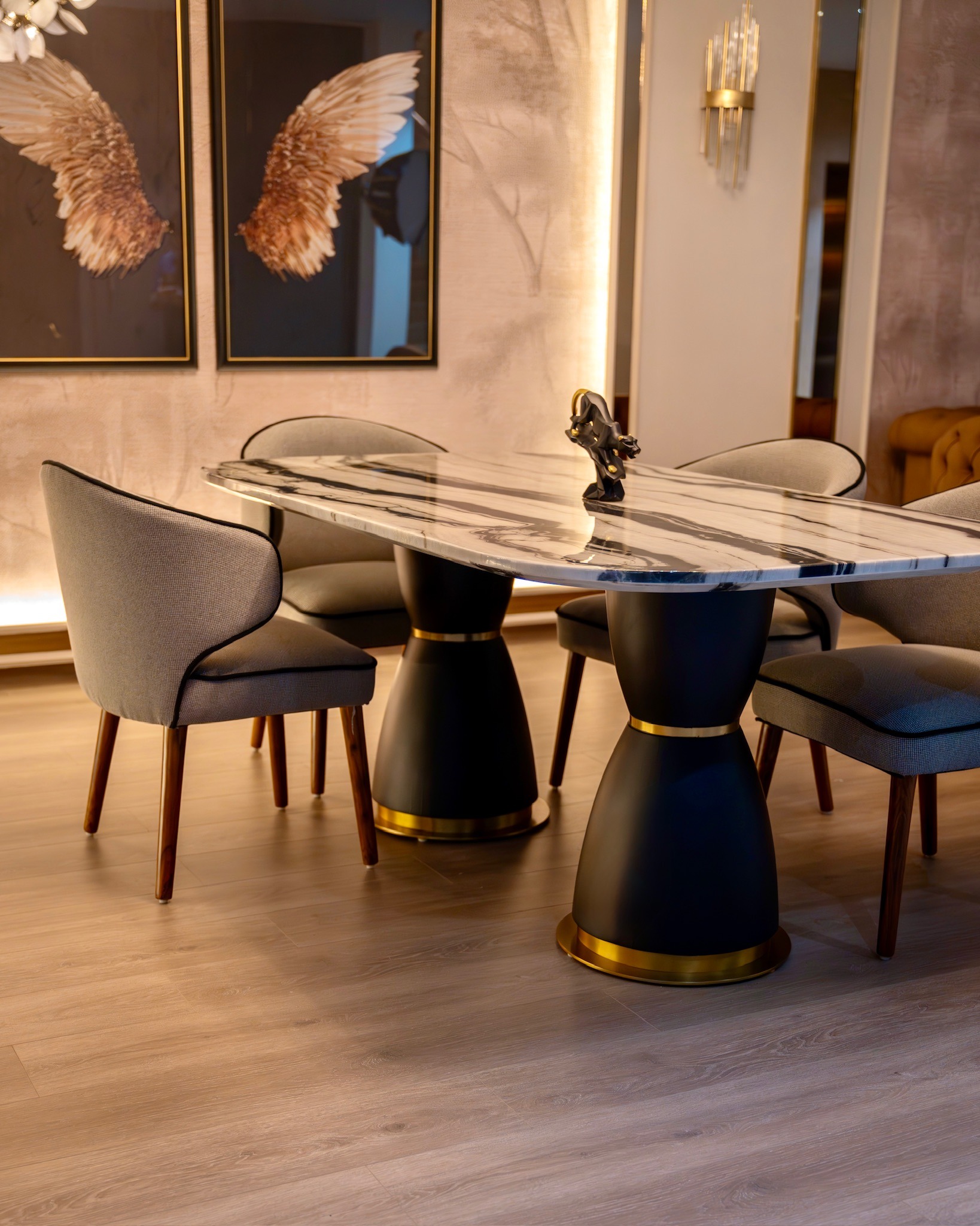 Luxury interior design project by Lakkadworks — interior design company in Noida