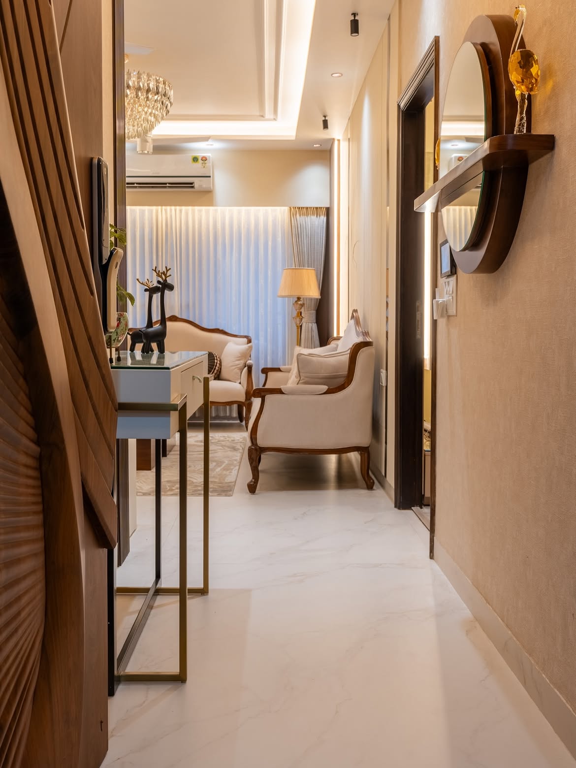 Interior Designers in Gurgaon 205 Foyer Design in Gurgaon by Lakkadworks