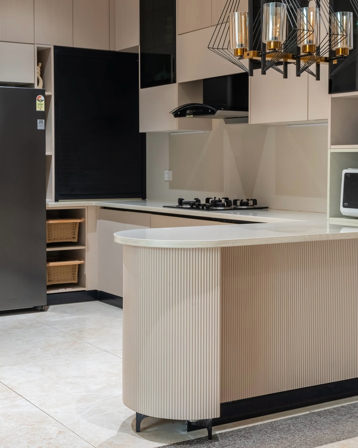 Interior Designers in Gurgaon 229 Modular Kitchen Design in Gurgaon by Lakkadworks