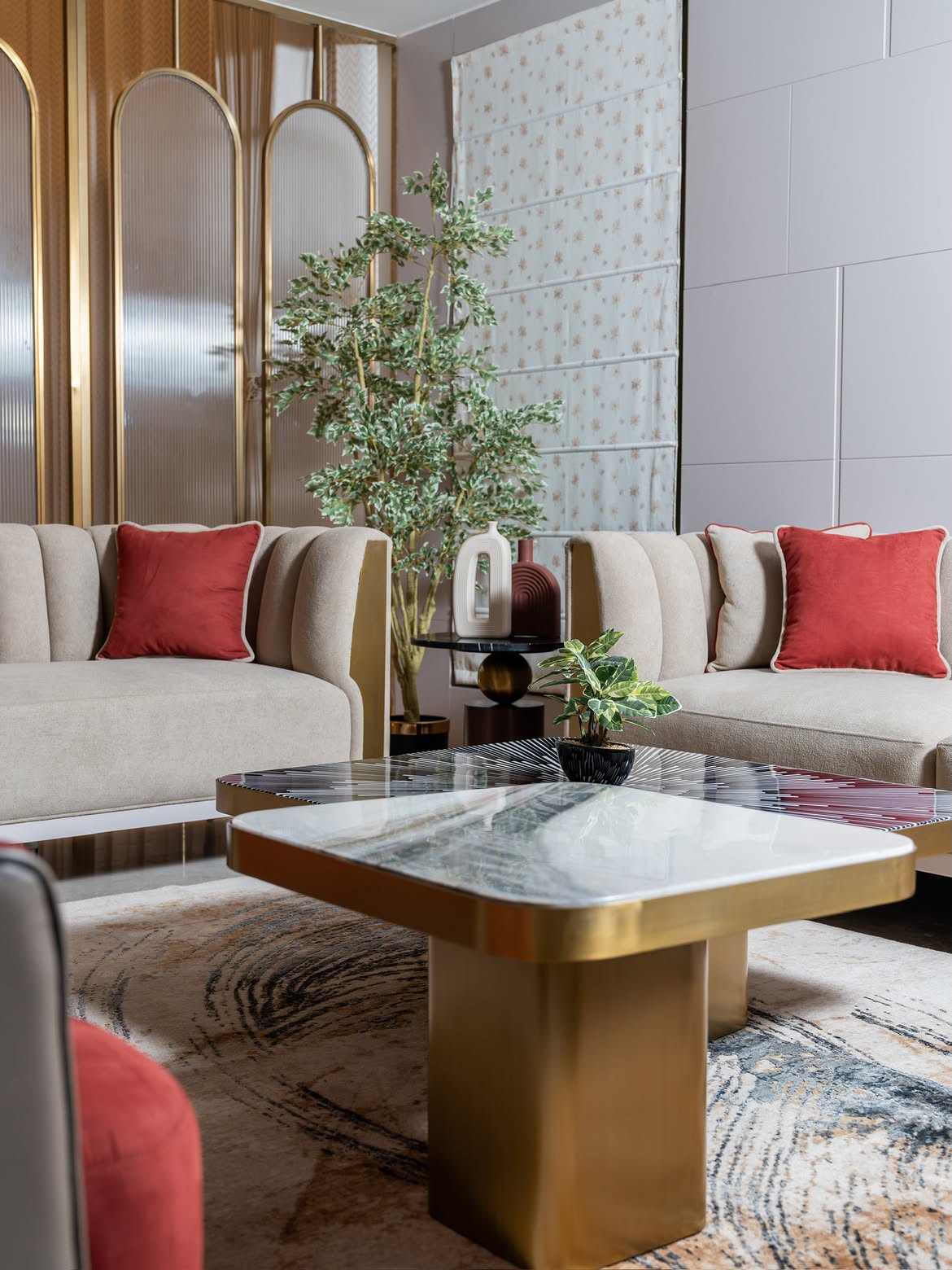 Interior Designers in Gurgaon 139 Living Room Interior Design in Gurgaon by Lakkadworks