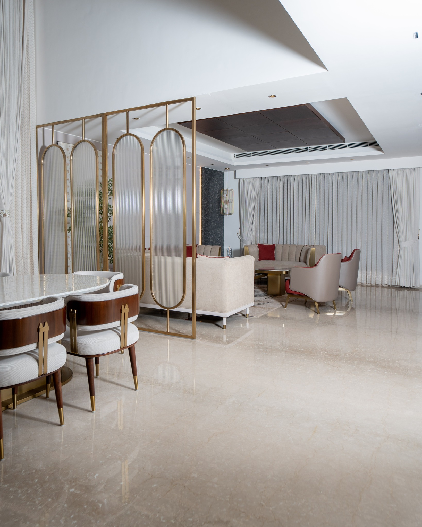 Living Room Interior Design in Noida