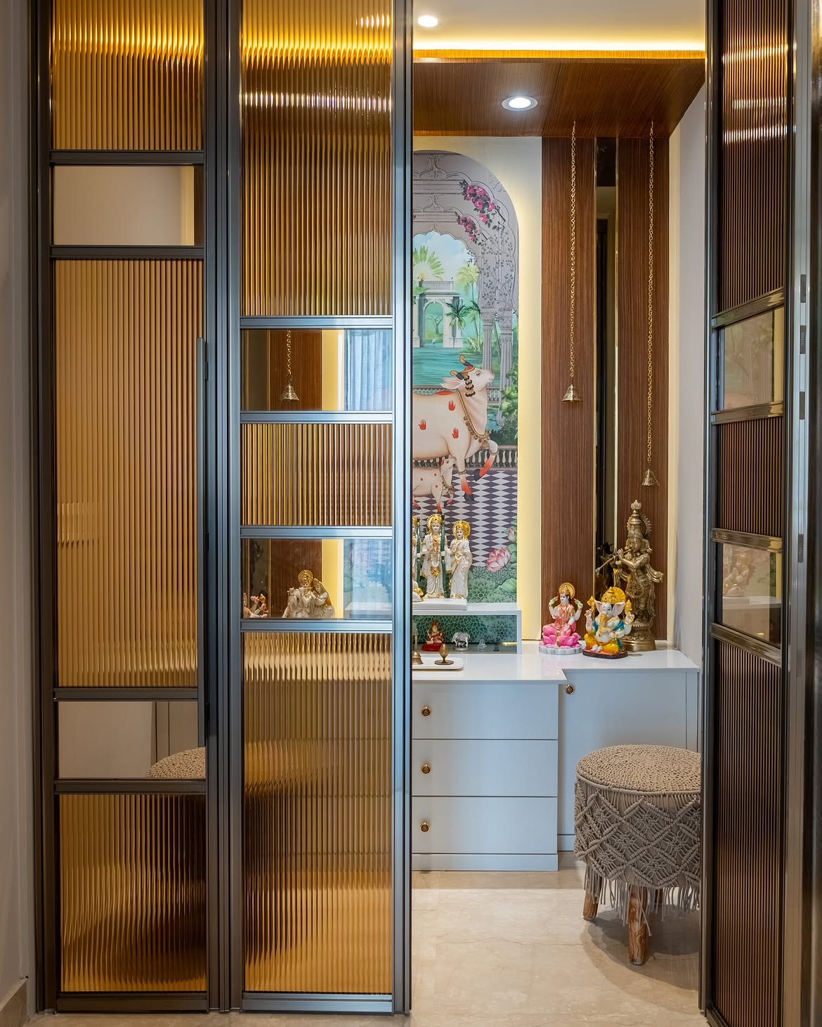 Interior Designers in Gurgaon 152 Modern Mandir Design in Gurgaon Homes