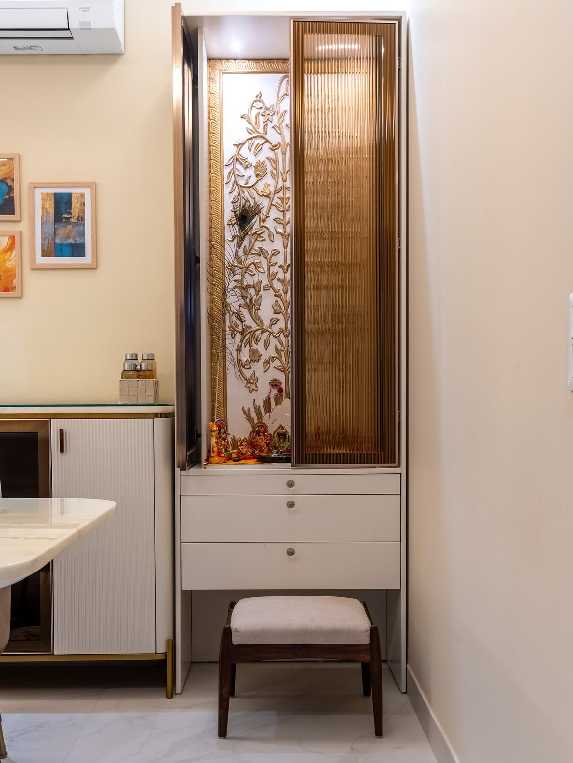 Interior Designers in Gurgaon 188 Modern Mandir Design in Gurgaon Homes