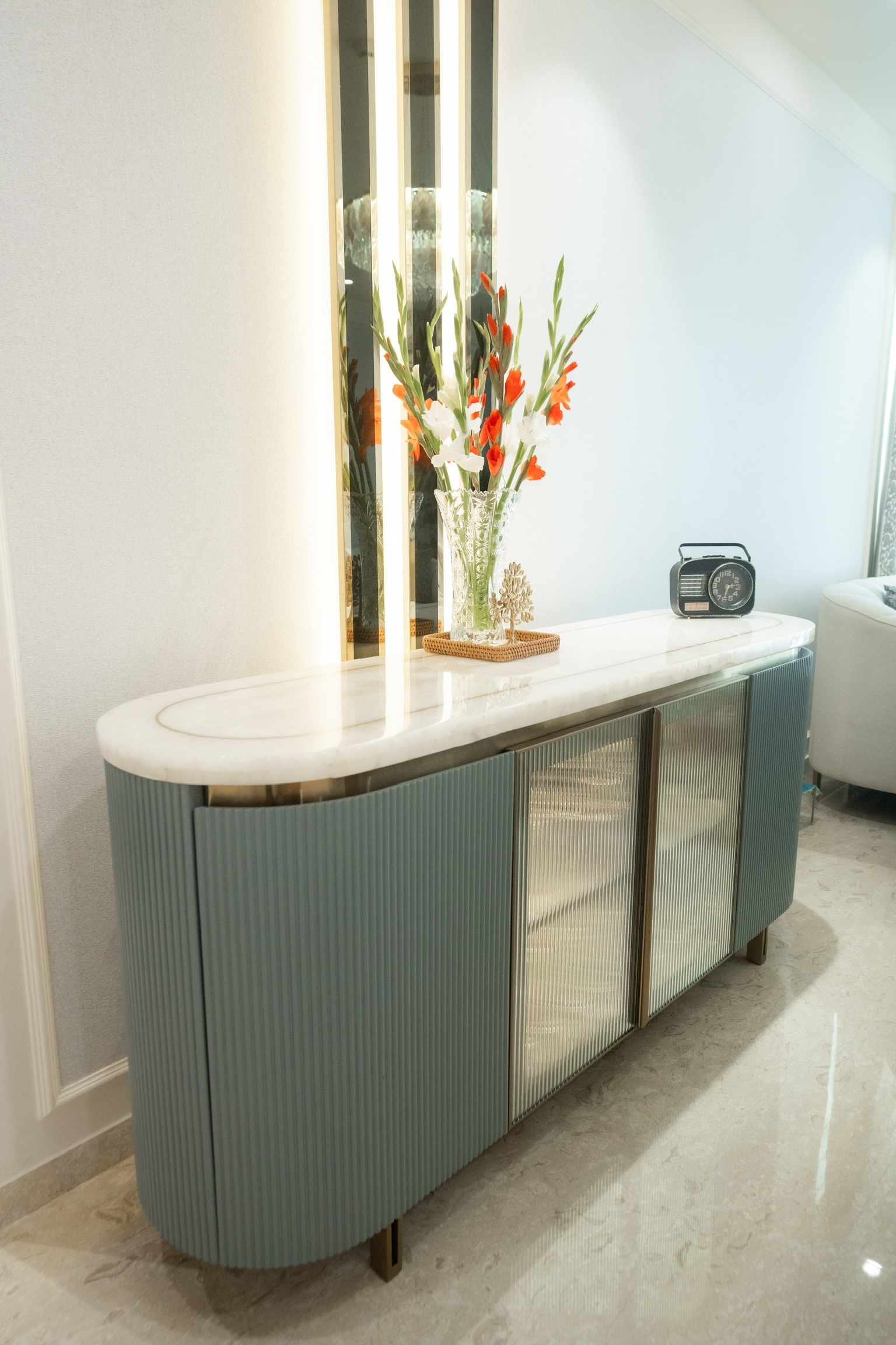 Site visit and measurements for interior design in Noida