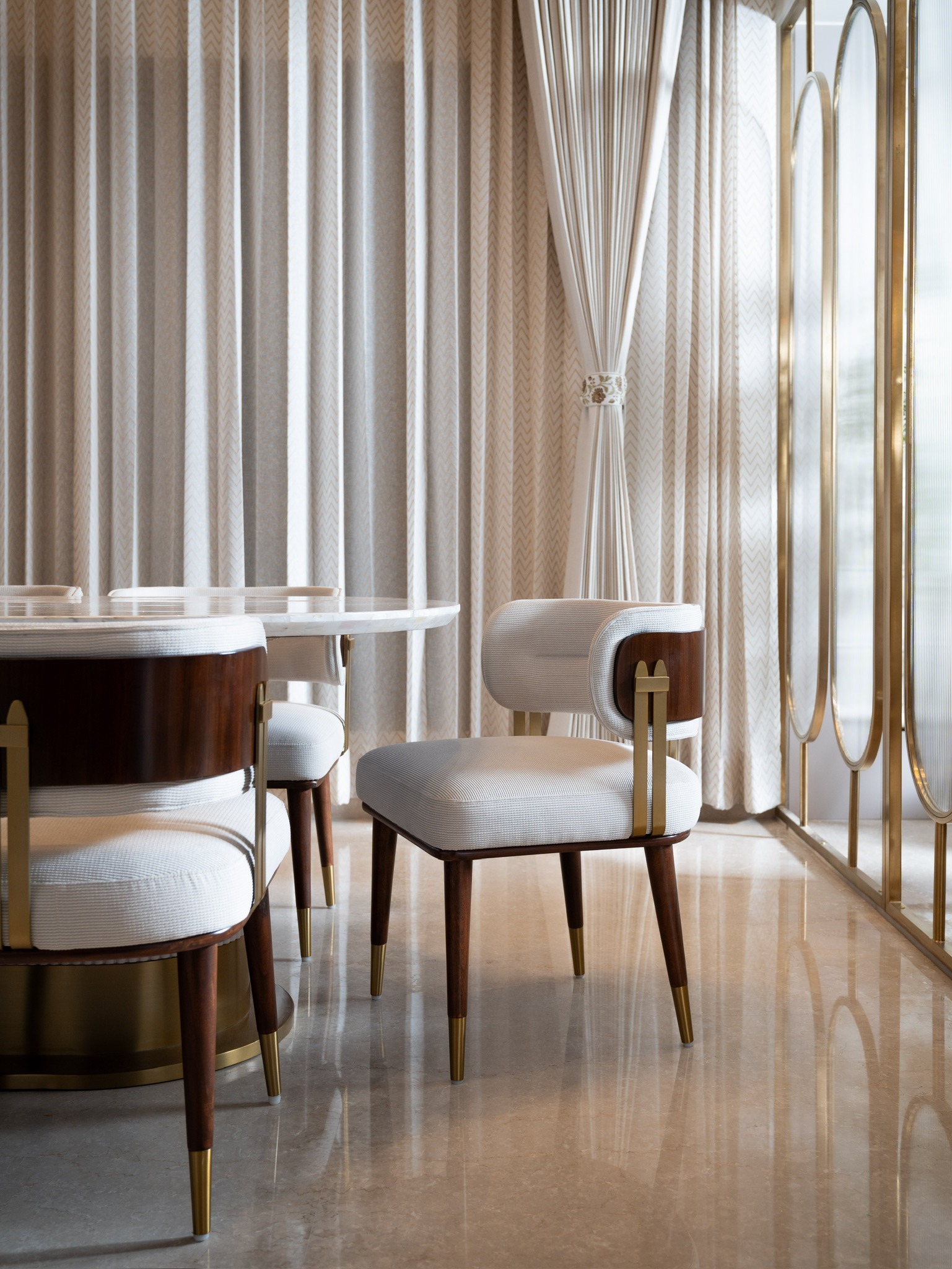 Material and finish selection for interior design in Faridabad