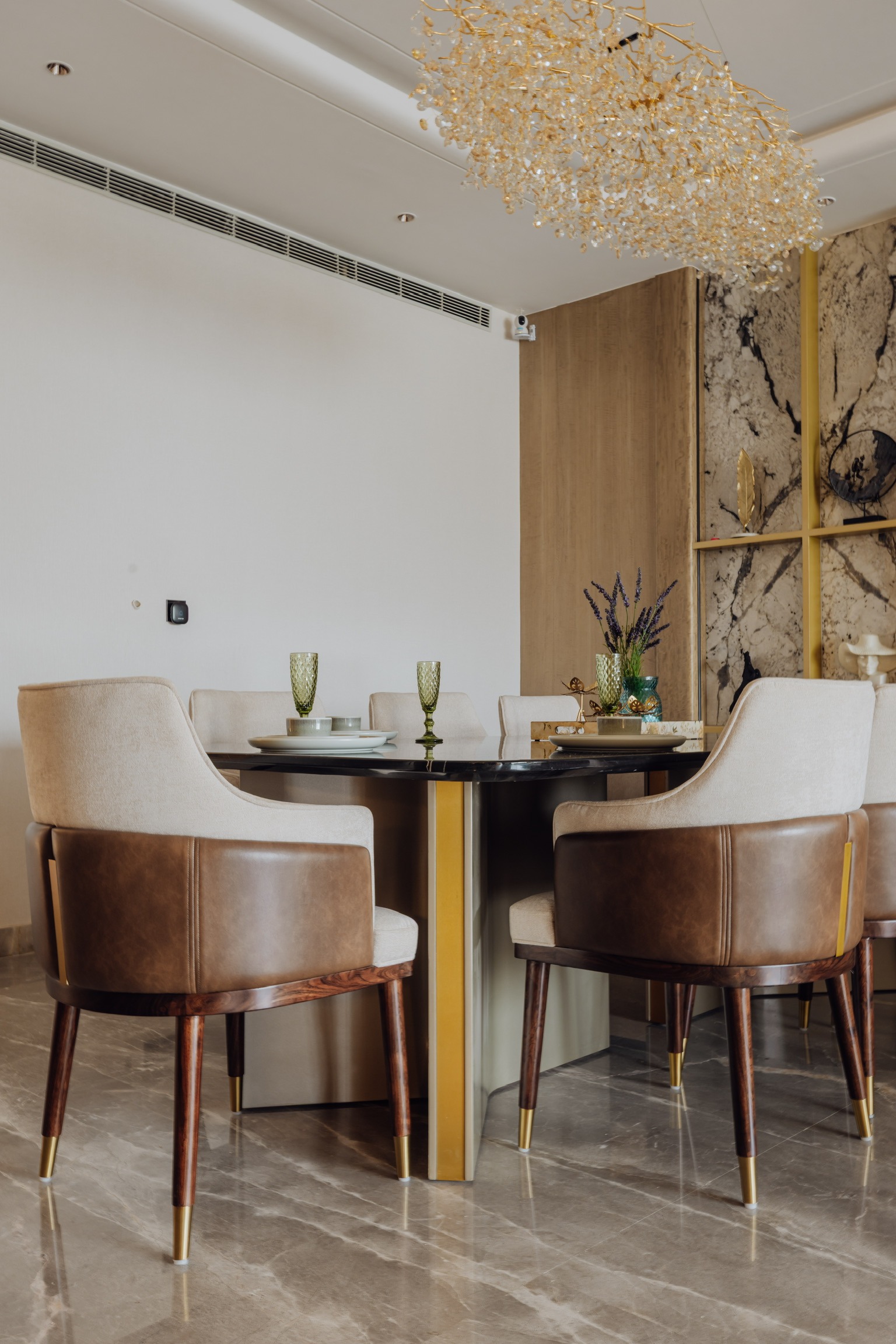 Independent Floor Interior Design in Gurgaon: A Practical Guide for Homeowners 5 Modular kitchen and wardrobes completed in a 3BHK independent floor in Gurgaon